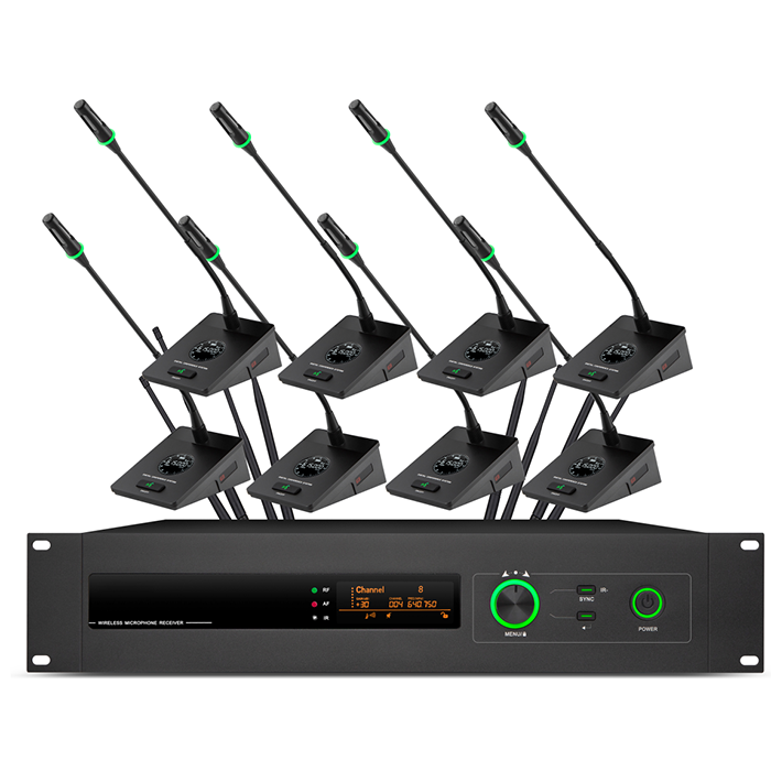 BK-8678  一拖八無線會議