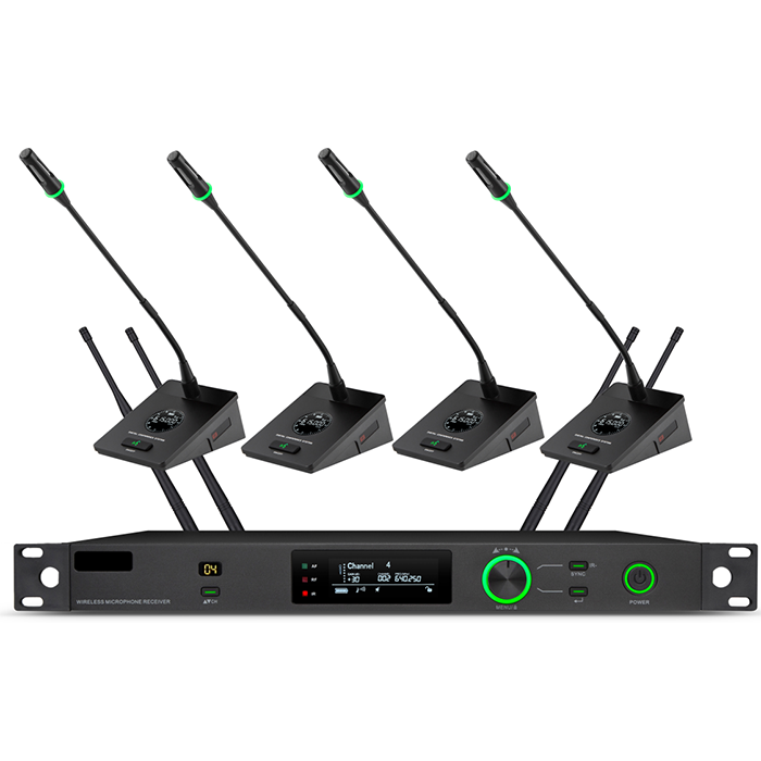 BK-8664  無線視像一拖四會議（鵝頸）