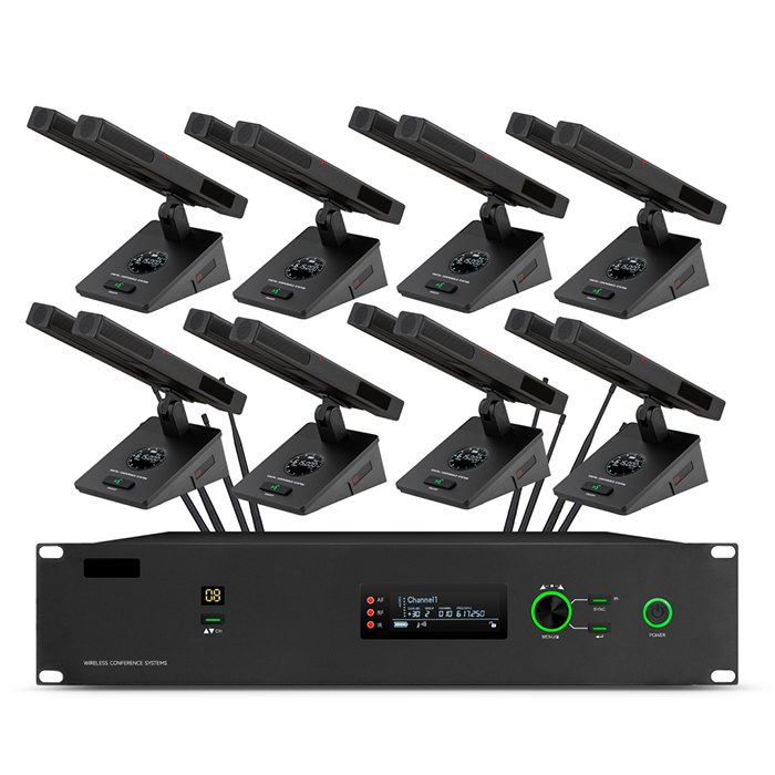 BK-8668  無線視像一拖八會議（雙方管）