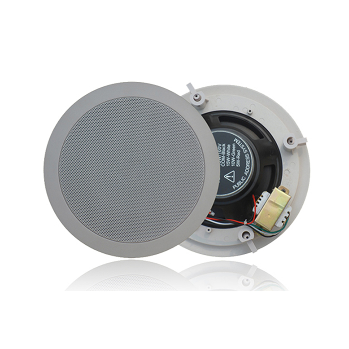 ZY620CF  6.5寸20W定阻吸頂副箱，開孔尺寸Ф204mm*142mm