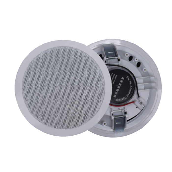ZY655-3T  6.5寸5W/10W三線制定壓無后罩吸頂喇叭