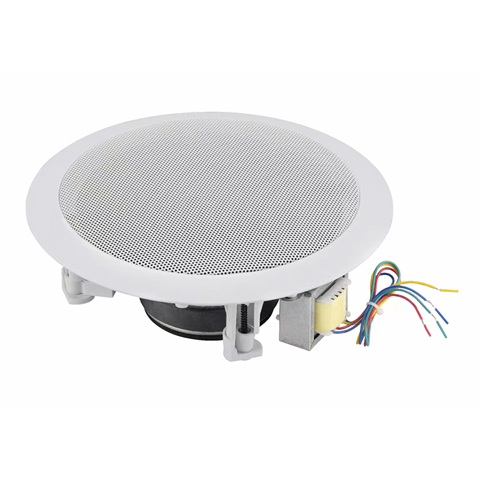 ZY810-4T  8寸10W/20W/40W四線制高保真定壓同軸吸頂音箱、不帶后罩