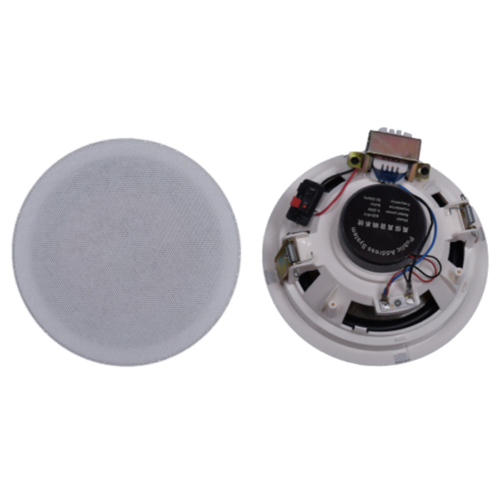 ZY206T  6寸20W無后罩同軸高音吸頂揚聲器