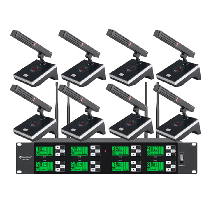 MSU-1886  無線一拖八方管會議話筒