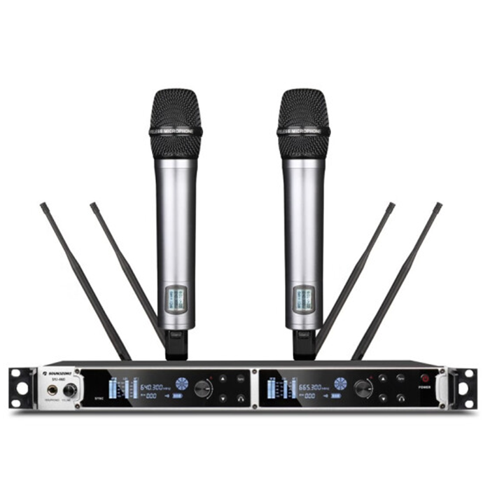 SYJ-460  一拖二無線手持話筒