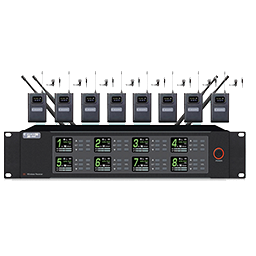 JSU-9868  一托八無線領夾/頭戴話筒