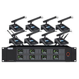 JSU-9868  一托八無線方管會議話筒